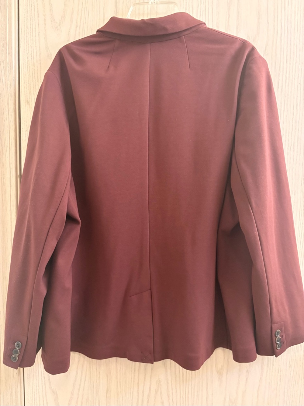 Old Navy Women's Single-Button Blazer - Wine - Picture 2 of 4